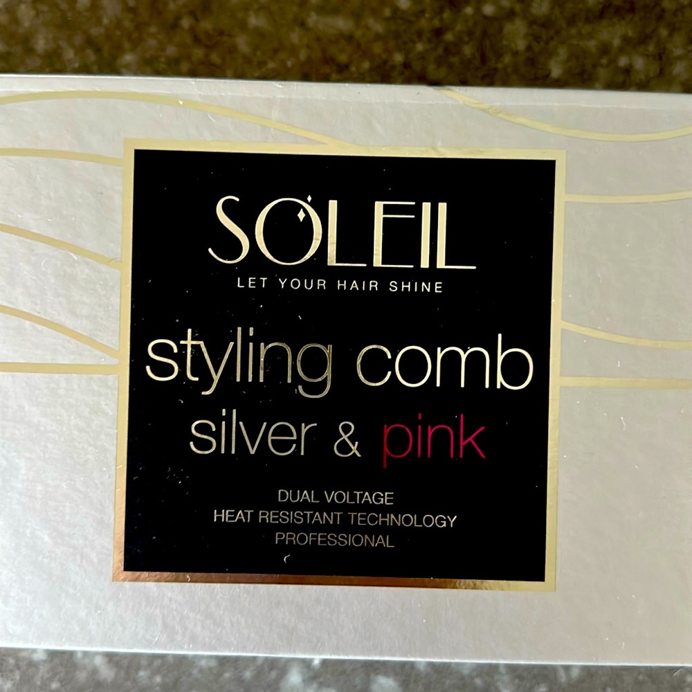 Soleil Styling Comb Heat Brush